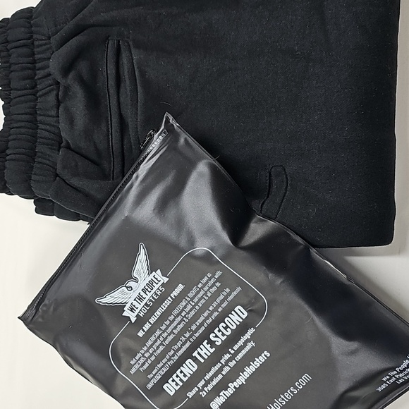 We The People Black, Guardian Carry Joggers, holster hidden belt, new. M 32/34 - Picture 1 of 6